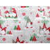 10cm Baumwolldruck "Weihnachtswichtel grün/rot" aus EU-Produktion (Grundpreis € 9,00/m)